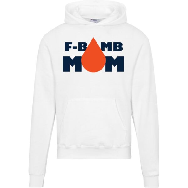 F-Bomb Mom - Oil Drop Hoodies - Image 4