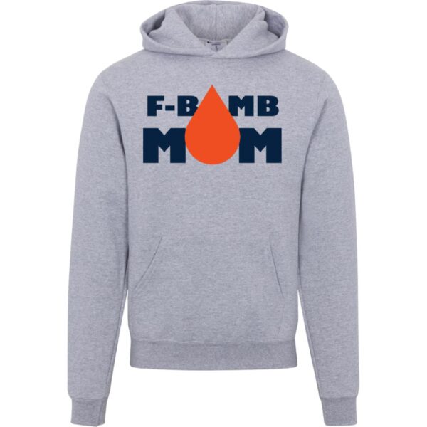 F-Bomb Mom - Oil Drop Hoodies - Image 3