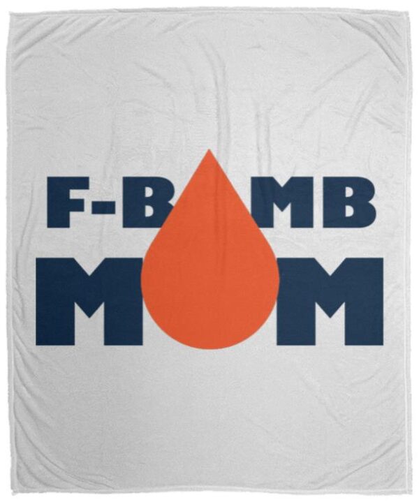 F-Bomb Mom - Oil Drop Blankets - Image 3