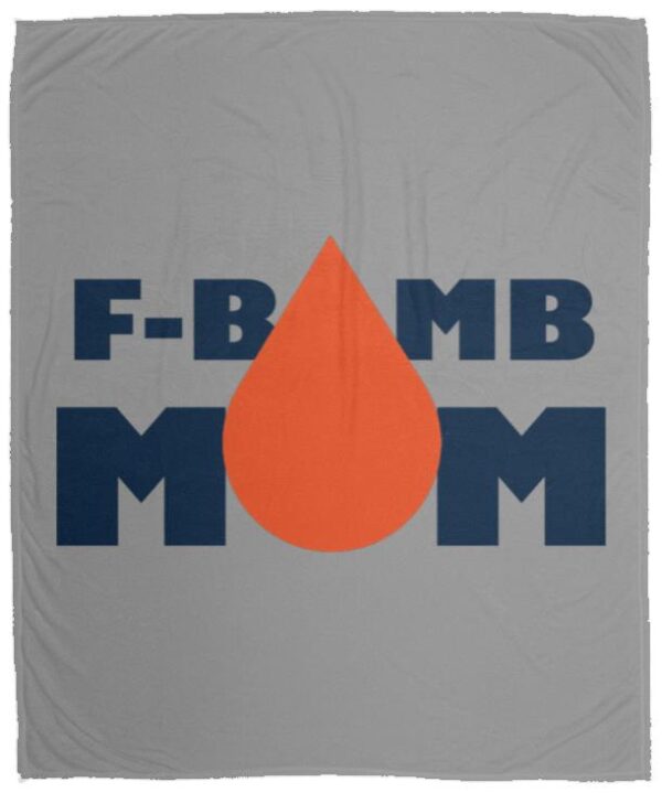 F-Bomb Mom - Oil Drop Blankets - Image 4