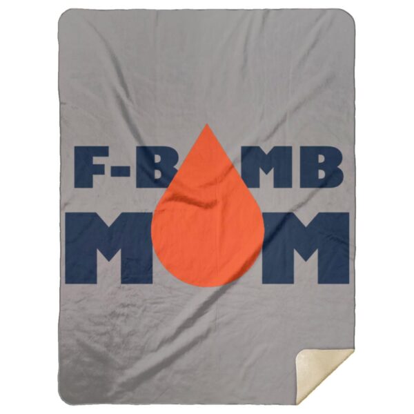 F-Bomb Mom - Oil Drop Blankets - Image 10