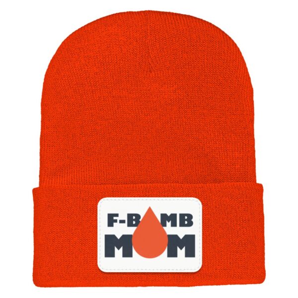 F-Bomb Mom Oil Drop - Beanies - Image 2