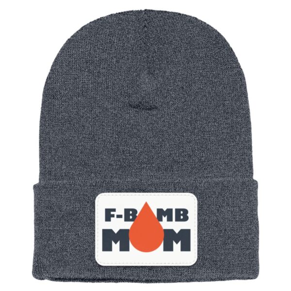 F-Bomb Mom Oil Drop - Beanies - Image 3