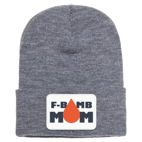 F-Bomb Mom Oil Drop - Beanies - Image 4