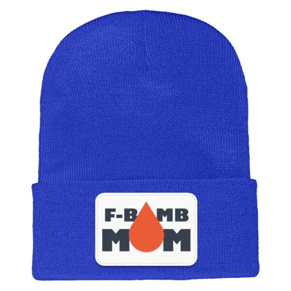 F-Bomb Mom Oil Drop - Beanies - Image 6