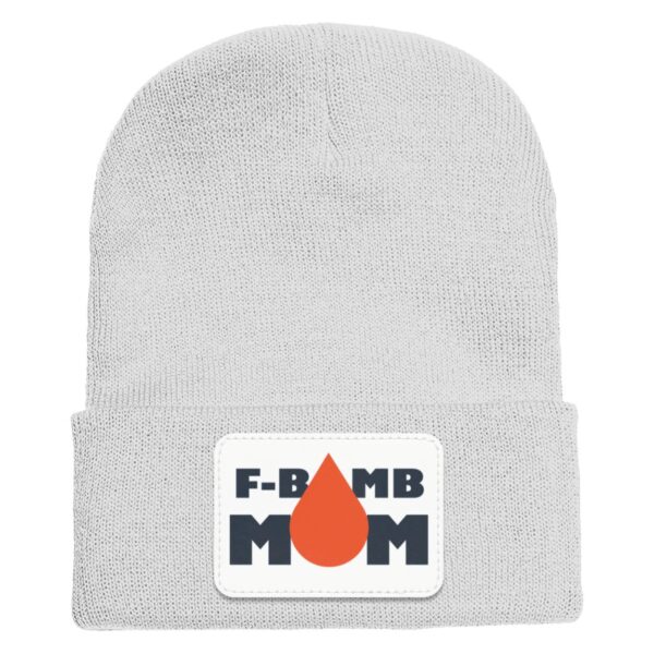 F-Bomb Mom Oil Drop - Beanies - Image 7