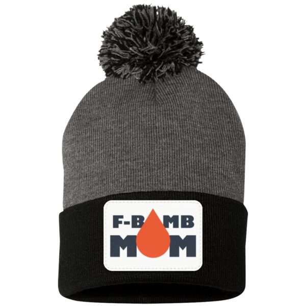 F-Bomb Mom Oil Drop - Pom Pom Toques - Image 2