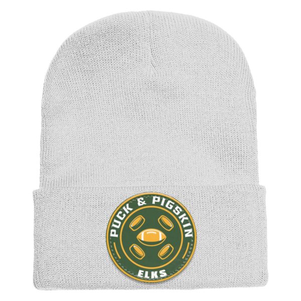 Puck & Pigskin Logo - Elks Beanie - Image 6