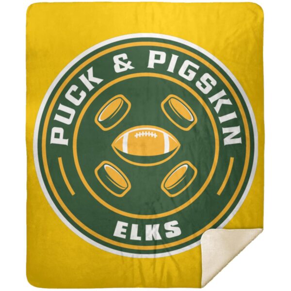 Puck & Pigskin Logo - Elks Blankets - Image 10