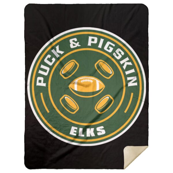 Puck & Pigskin Logo - Elks Blankets - Image 13