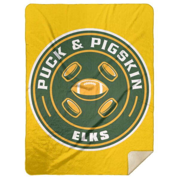 Puck & Pigskin Logo - Elks Blankets - Image 14