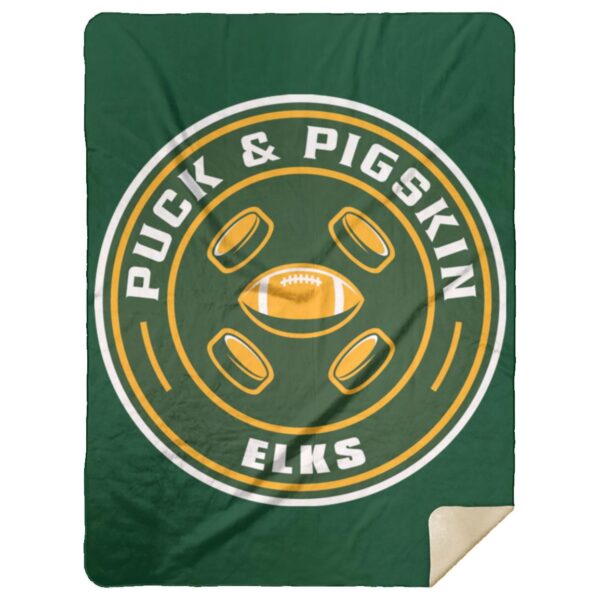 Puck & Pigskin Logo - Elks Blankets - Image 15