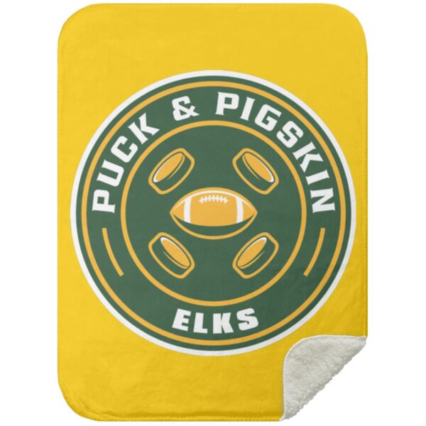 Puck & Pigskin Logo - Elks Blankets - Image 17