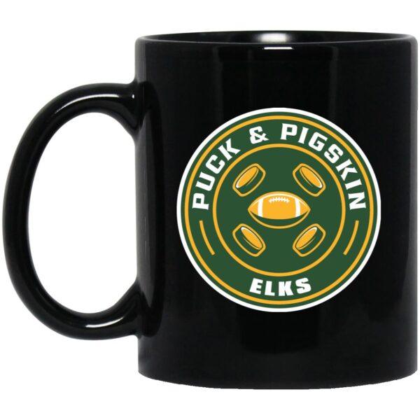 Puck & Pigskin Logo - Elks Mugs - Image 3