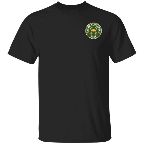 Puck & Pigskin Logo - Elks Basic T-Shirt - Image 3