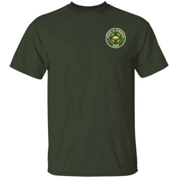 Puck & Pigskin Logo - Elks Basic T-Shirt - Image 5