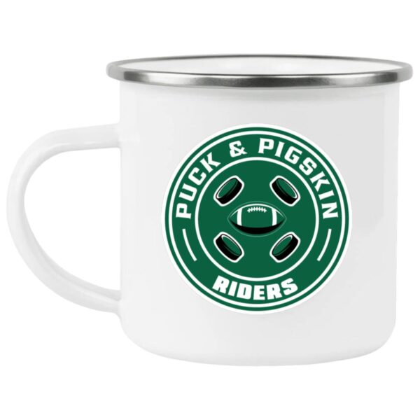 Puck & Pigskin Logo - Riders Mugs - Image 7