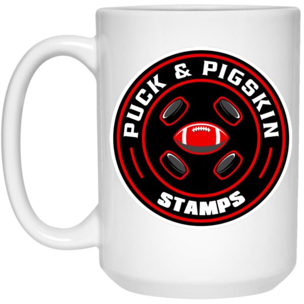 Puck & Pigskin Logo - Stamps Mugs - Image 2