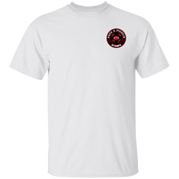 Puck & Pigskin Logo - Stamps Basic T-Shirt