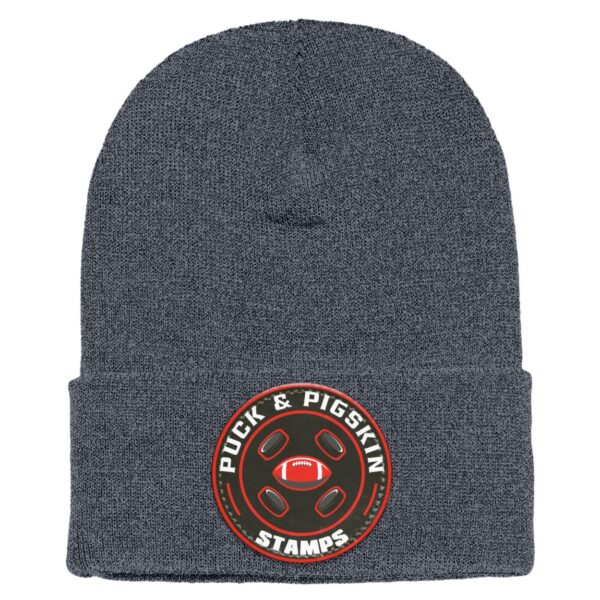 Puck & Pigskin Logo - Stamps Beanie - Image 2