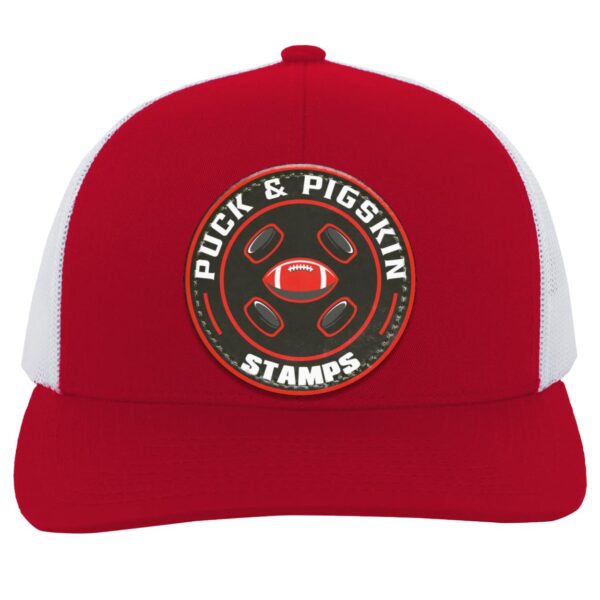 Puck & Pigskin Logo - Stamps Snapback Trucker Hat - Image 3