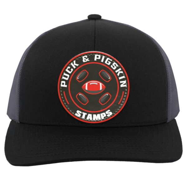 Puck & Pigskin Logo - Stamps Snapback Trucker Hat - Image 5