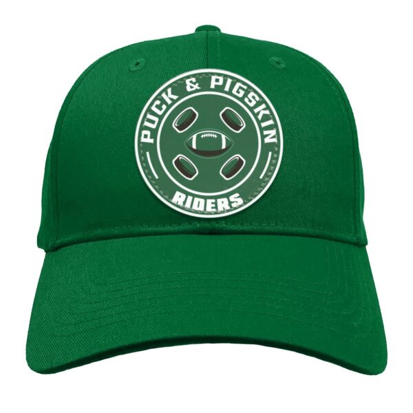 Puck & Pigskin Logo - Riders Structured Twill Hat - Image 2