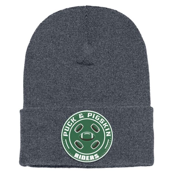 Puck & Pigskin Logo - Riders Beanie - Image 2