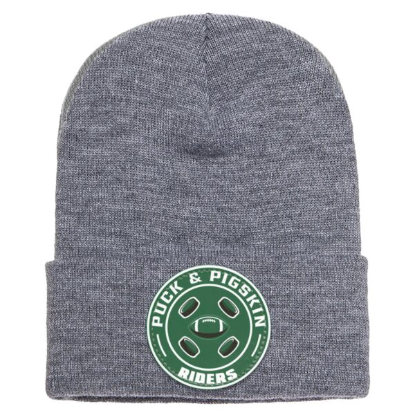 Puck & Pigskin Logo - Riders Beanie - Image 3