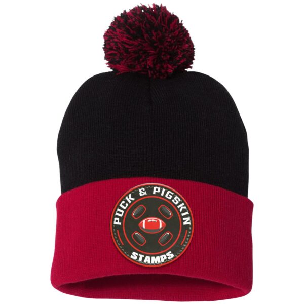 Puck & Pigskin Logo - Stamps Pom Pom Toque - Image 2