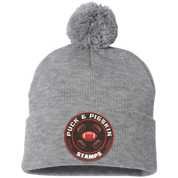 Puck & Pigskin Logo - Stamps Pom Pom Toque - Image 5