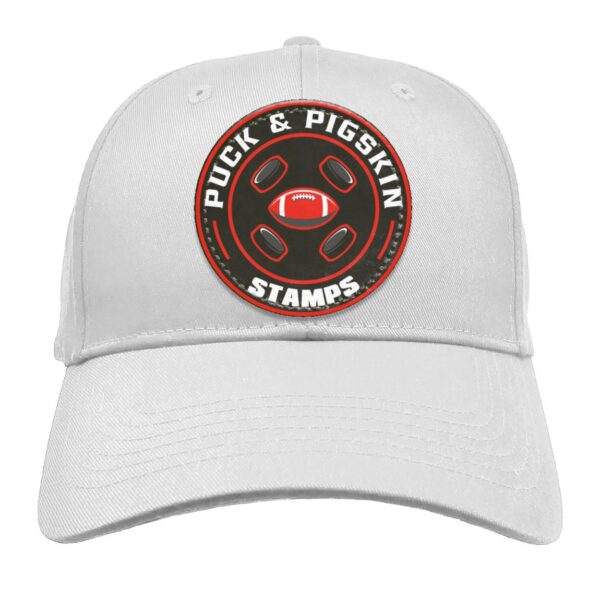 Puck & Pigskin Logo - Stamps Structured Twill Hat - Image 3