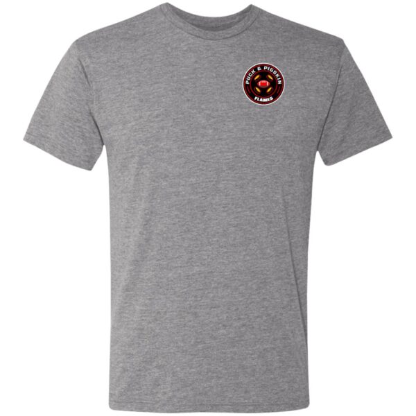 Puck & Pigskin Logo - Flames Ultra-Soft T-Shirt