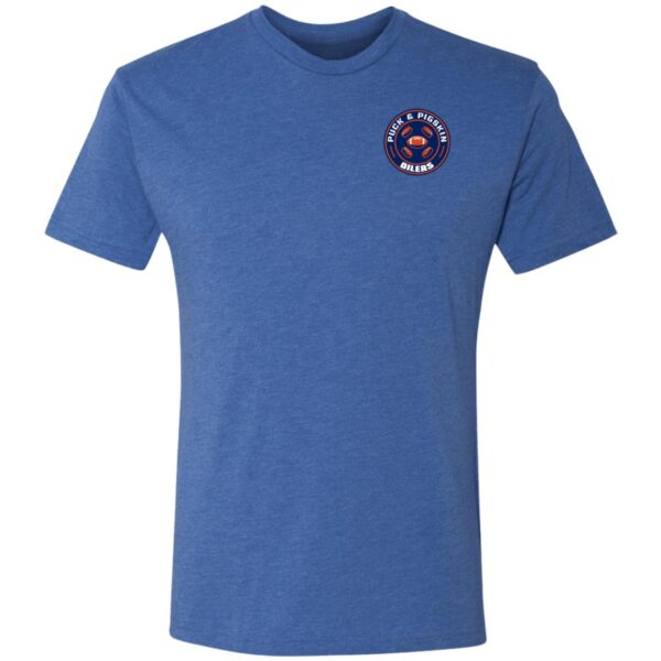 Puck & Pigskin Logo - Oilers Ultra-Soft T-Shirt - Image 3