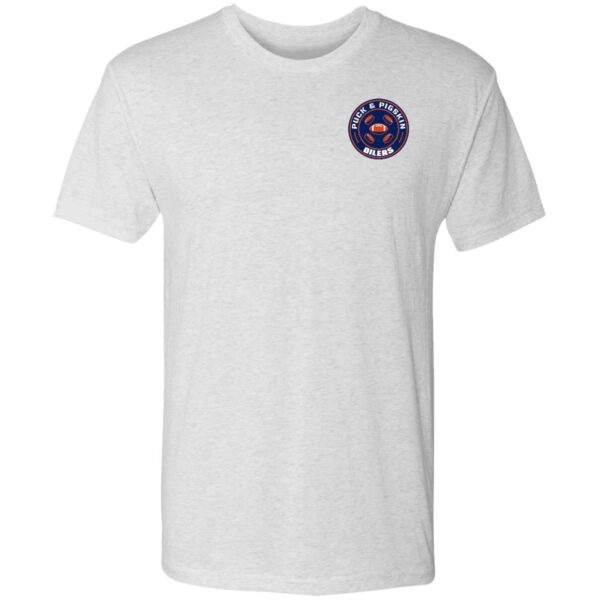 Puck & Pigskin Logo - Oilers Ultra-Soft T-Shirt - Image 4