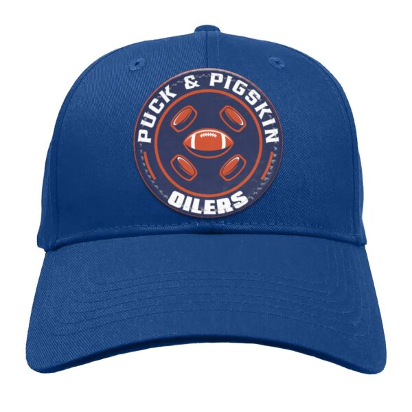 Puck & Pigskin Logo - Oilers Hats - Image 12