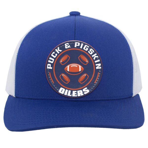 Puck & Pigskin Logo - Oilers Hats - Image 6