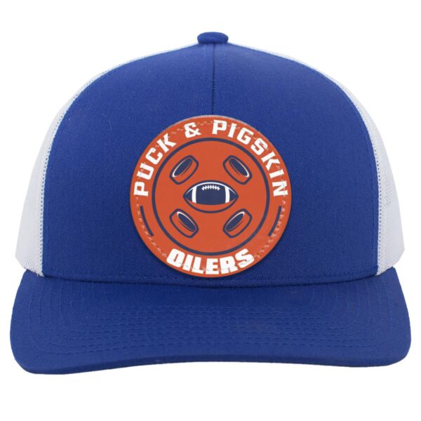 Puck & Pigskin Logo - Oilers Hats - Image 5