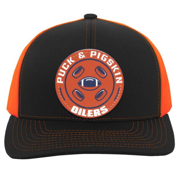 Puck & Pigskin Logo - Oilers Hats - Image 6