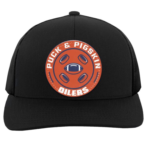 Puck & Pigskin Logo - Oilers Hats - Image 8