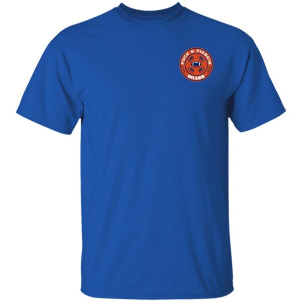 Puck & Pigskin Logo - Oilers Basic T-Shirt - Image 5