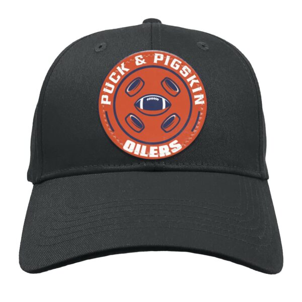 Puck & Pigskin Logo - Oilers Hats - Image 10