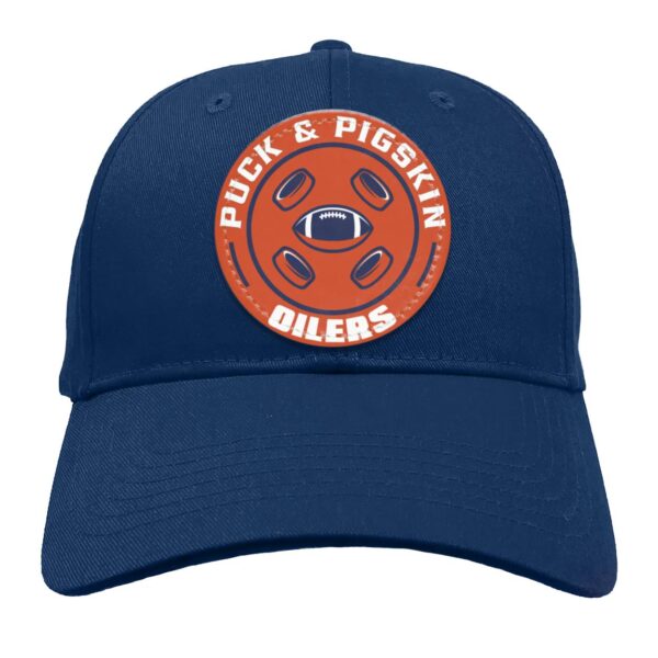 Puck & Pigskin Logo - Oilers Hats - Image 11