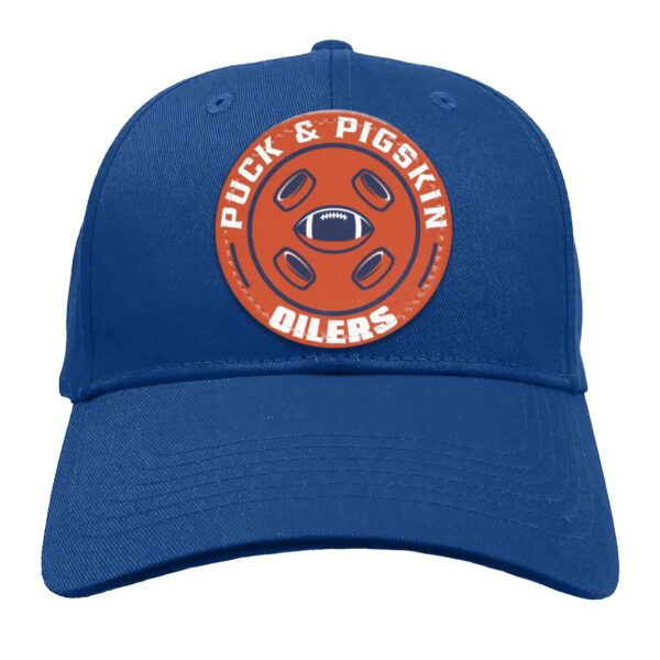 Puck & Pigskin Logo - Oilers Hats - Image 13