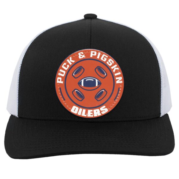 Puck & Pigskin Logo - Oilers Hats - Image 7