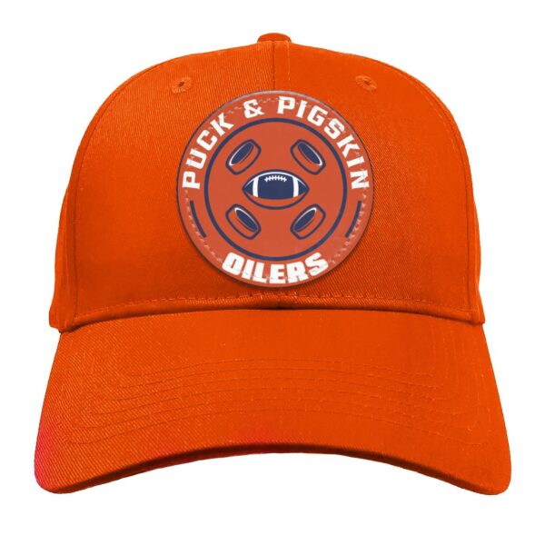 Puck & Pigskin Logo - Oilers Hats - Image 14