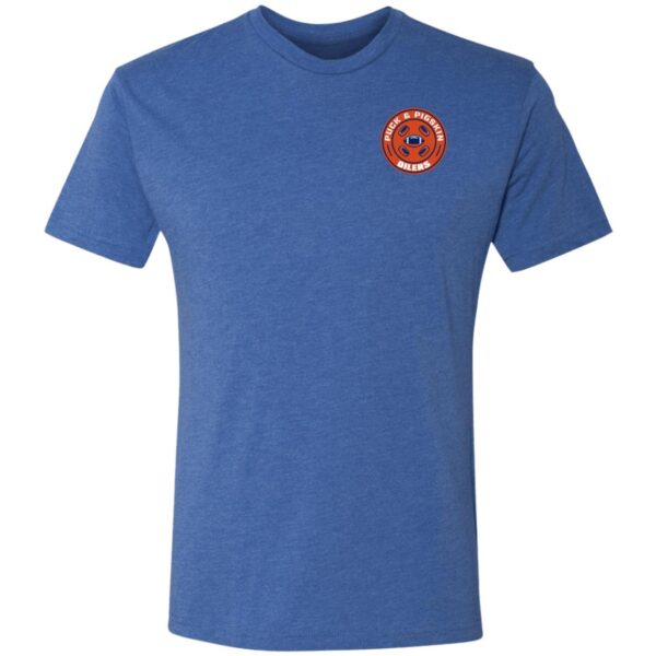 Puck & Pigskin Logo - Oilers Ultra-Soft T-Shirt - Image 4