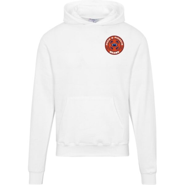 Puck & Pigskin Logo - Oilers Hoodies - Image 12