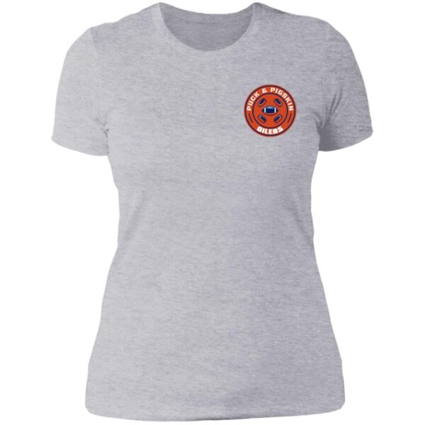 Puck & Pigskin Logo - Oilers Boyfriend T-Shirt