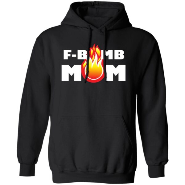 F-Bomb Mom Flames Hoodies